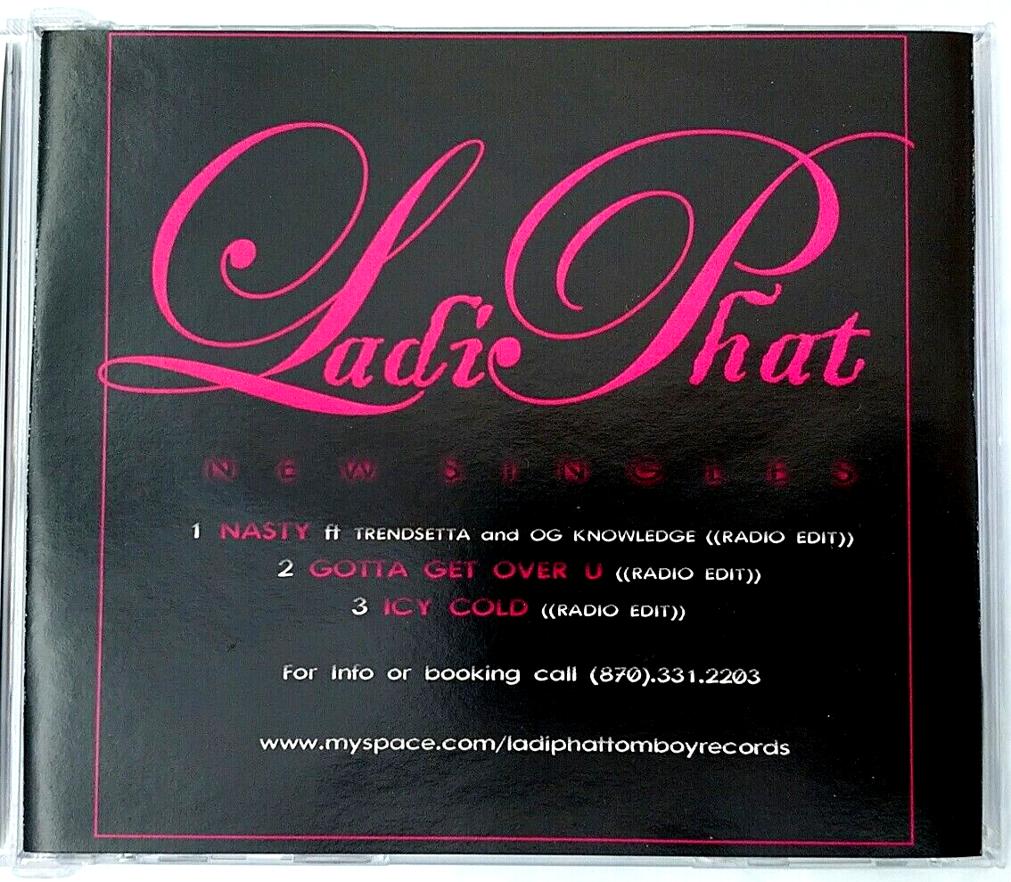 CD) Ladi Phat – Nasty / Gotta Get Over U / ICY Cold , Promo