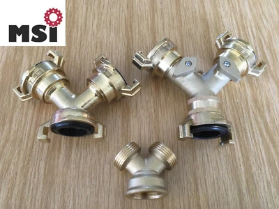 Geka Y Verteiler (wie Geka) Y Geka Verteiler Schnellkupplung Schlauchkupplung