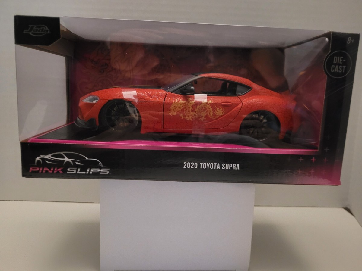 1/24 Jada Pink Slips 2020 Toyota Supra Jada Pink Slips 2020 Toyota Supra with Dragon Graphics 1/24