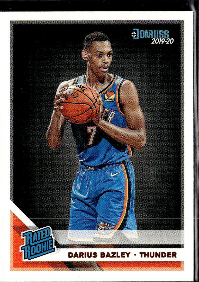 2019-20 Donruss #249 Darius Bazley Rated Rookie Oklahoma City Thunder RC