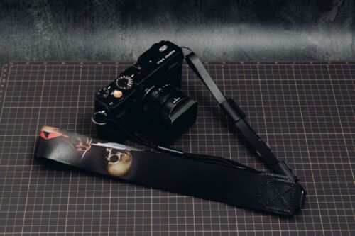 Leather Camera Neck Shoulder Belt Strap DSLR Cameras Canon Sony Nikon - Style 2 - Picture 2 of 9
