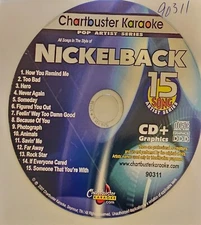 90311 NICKELBACK  CHARTBUSTER  KARAOKE CDGS