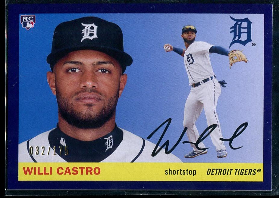 2020 Topps Archives - 1955 Topps #16 Willi Castro (RC) /175 Detroit Tigers 