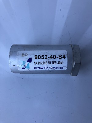 Arrow Pneumatics 9052-40-S4 Hydrauli In Line Filter NEW
