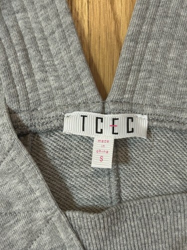 TCEC Gray Romper Modified V-Neck Bodice Small Women’s Nice Comfy EUC - Picture 3 of 7