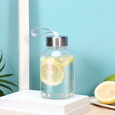 Portable Water Bottle Gym Outdoor Travel Square Clear Plastic Drinking Bottles