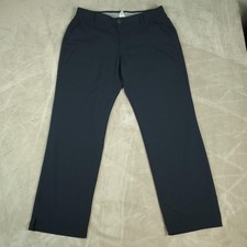 Under Armour Golf Pants Mens 36x30 Black Relaxed Fit Straight Stretch Fit