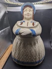 VTG Shawnee Pottery Great Northern Dutch Girl Cookie Jar with Blue Trim 1940's