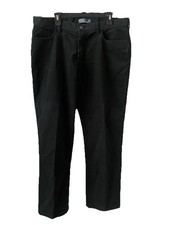 VINTAGE Polo By Ralph Lauren Pants Dark Green Corduroy 90s 38x32 Preppy Casual