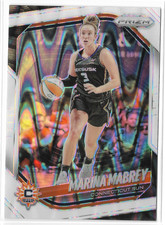 2025 Panini Prizm WNBA White Seismic #18 Marina Mabrey Connecticut Sun