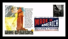 US COVER MADE IN AMERICA BUILDING A NATION FIRST DAY ISSUE PANDA CACHET