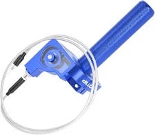 Throttle Grip 22mm CNC Aluminum Quick Twister with Throttle Cable Dirt Bike Blue