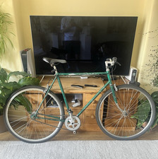 Carlton Road Bike 700C 23in Steel 1-Speed Drop Bars Caliper Brakes Green