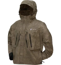 FROGG TOGGS Tekk Toad Breathable Rain/Wading Jacket - X-Large - Stone