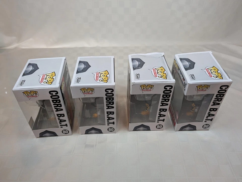 Gi Joe Funko Pop Figure #80 Cobra B.A.T. BAT LOT of 4! - Image 4 of 4