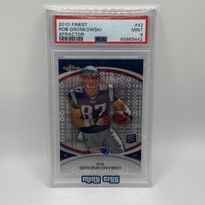 2010 Topps Finest Rob Gronkowski Rookie RC Xfractor /399 PSA 9 Mint Patriots