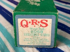Vintage Q-R-S Player Piano Roll 6068 Christmas Hymns