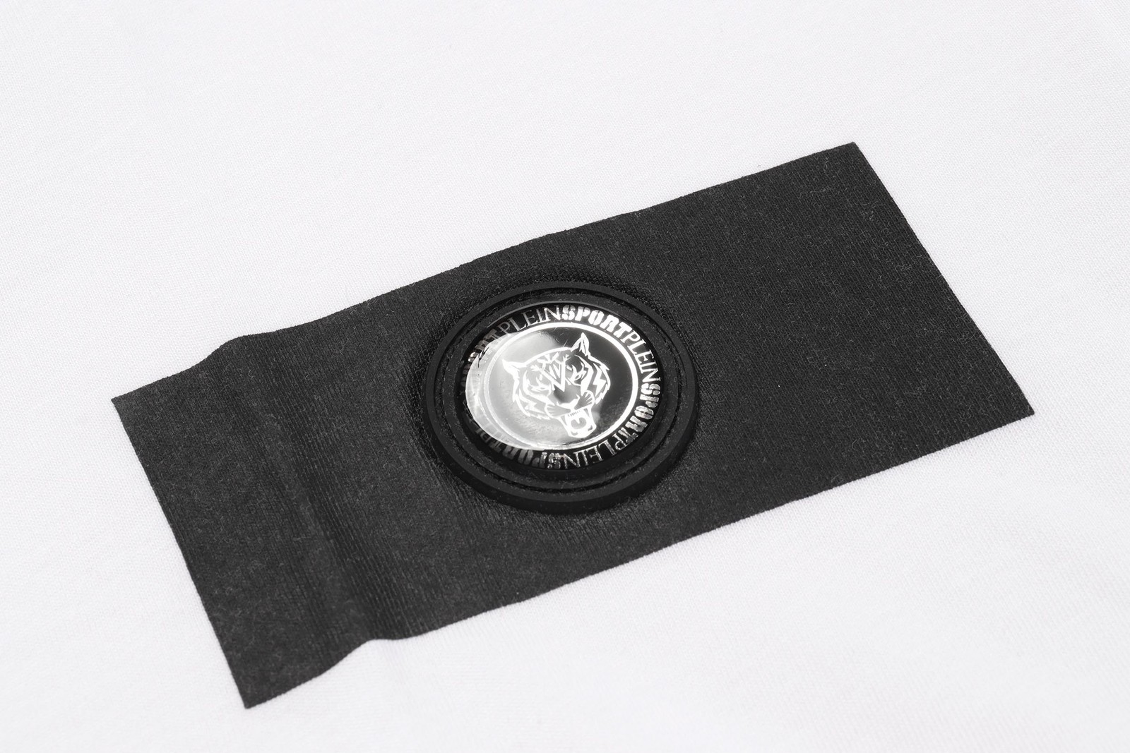 NWT Philip PLEIN SPORT T-SHIRT swim cotton white short sleeve luxury  L