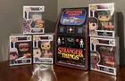 STRANGER THINGS 8-BIT FUNKO POP! ARCADE BOX FIGURE SET WITH CHASE DEMOGORGON NEW