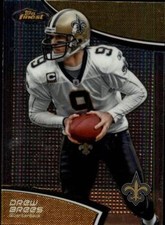 2011 TOPPS FINEST #60 DREW BREES NEW ORLEANS SAINTS FOOTBALL