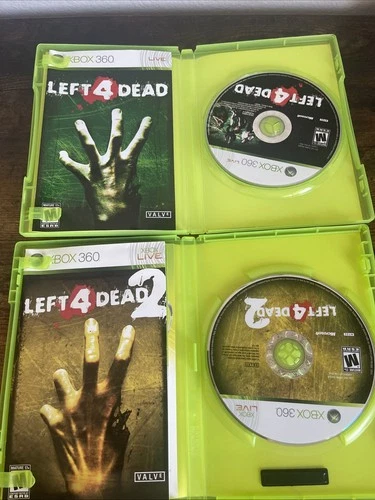 Microsoft Xbox 360 Left 4 Dead 1 and 2 Bundle Lot *Complete