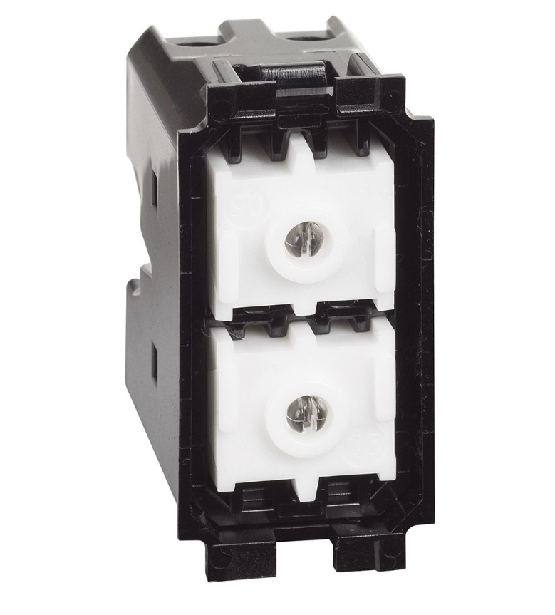 Pulsante doppio Bticino Living Now 1 modulo 1P NO + 1P NO - K4036