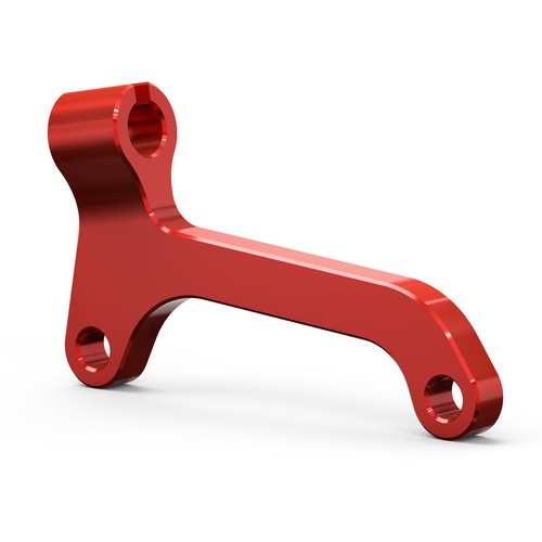 For Honda Sportrax 450 TRX450R Clutch Cable Receiver Bracket #22838-HP1-670 Red - Picture 9 of 10