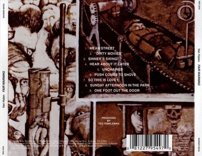 VAN HALEN FAIR WARNING NEW CD