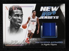 2018-19 Panini Noir New Wave Jerseys 25/99 Shai Gilgeous-Alexander #NW-SGA 0d44