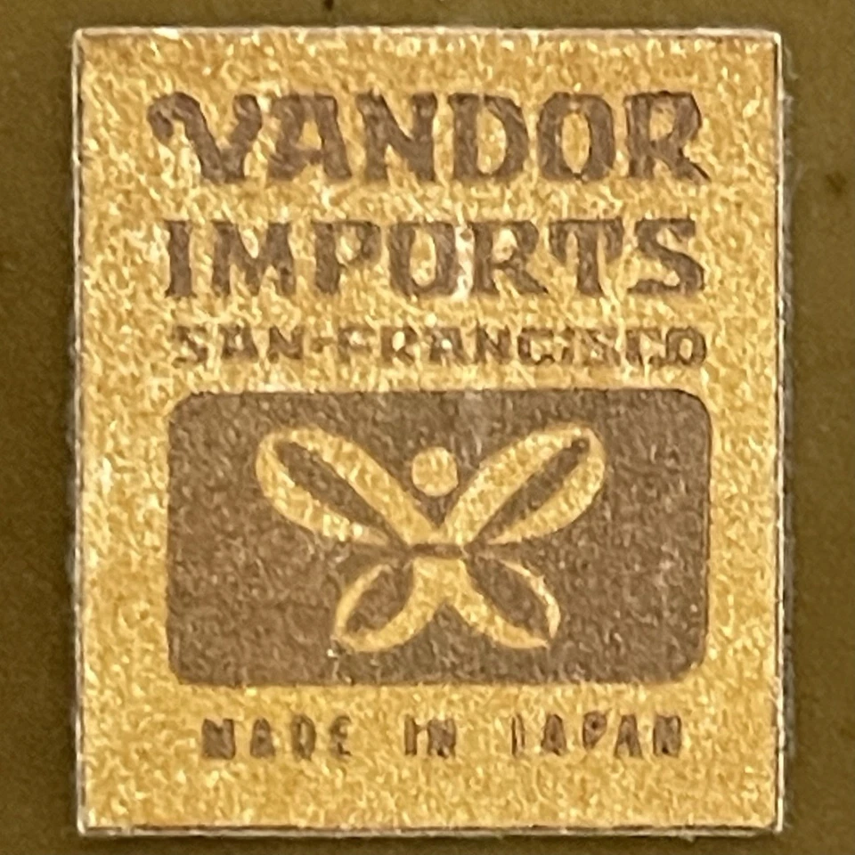 Lanzas/jarras Vandor Imports 2 piezas marrón moteado c1970 hechas en Japón 2,5 y 5 tazas Foto 2 de 4