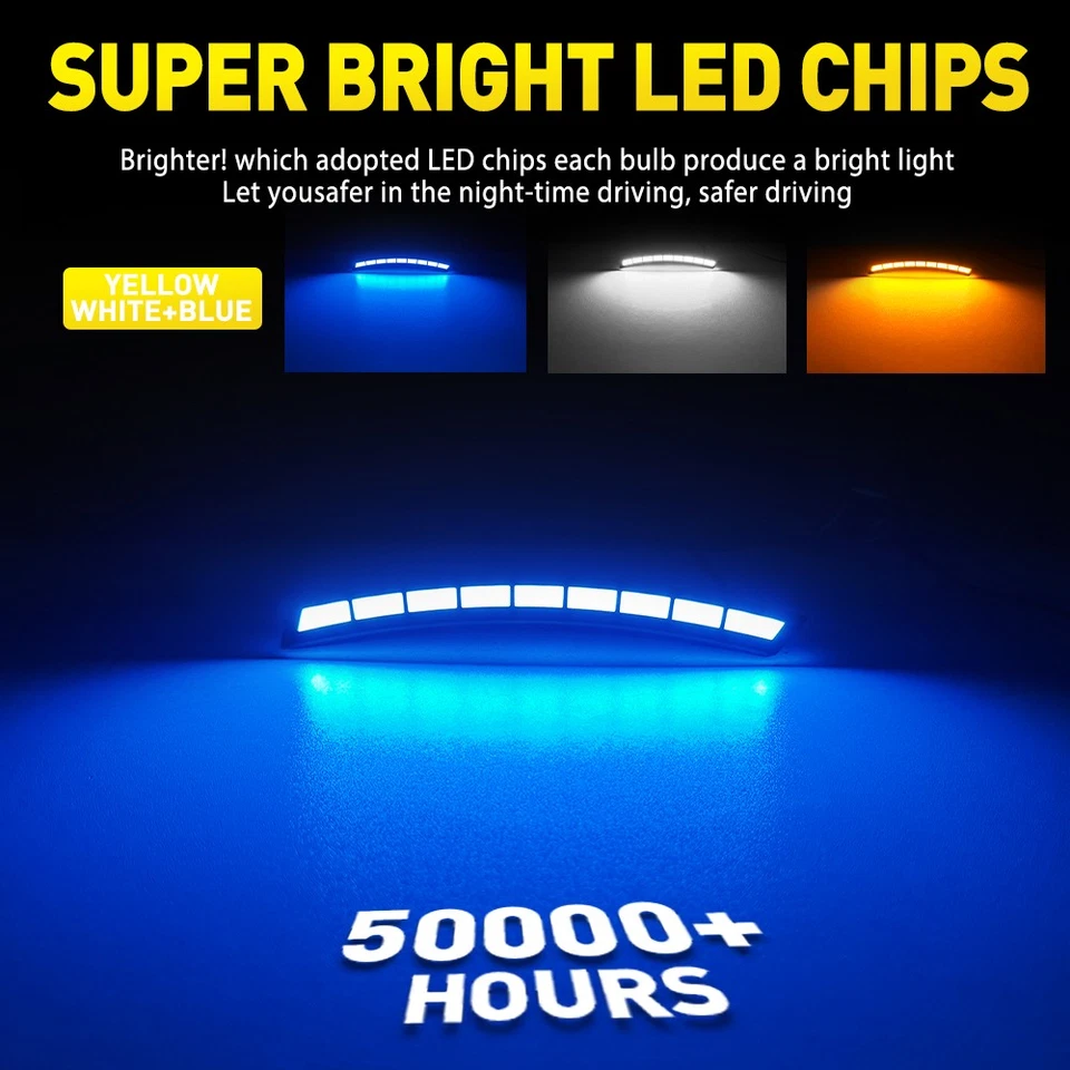 Luz antiniebla luz de giro diurna LED DRL para Honda CR-V CRV 2023-2024 Foto 4 de 4