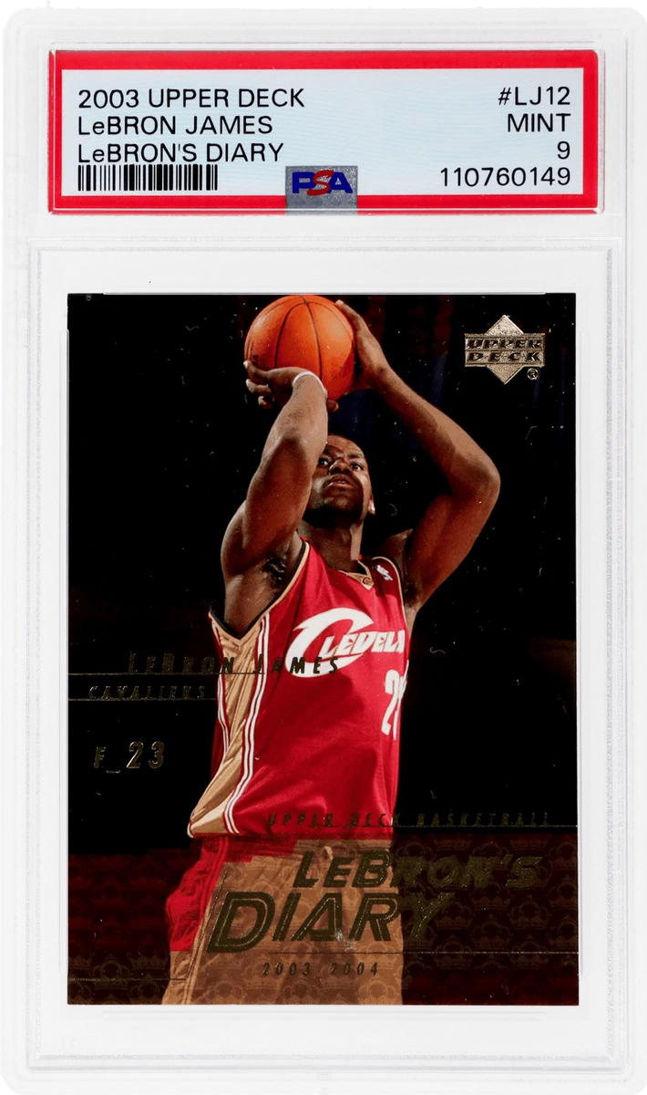 LeBron James Basketball Grade 9 Rookie Sports Trading Cards
