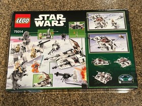 NEW SEALED LEGO Star Wars 75014 Battle of Hoth RARE RETIRED Snowspeeder Luke