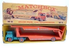 VINTAGE MATCHBOX LESNEY M-8 GUY WARRIOR CAR TRANSPORTER IN ORIGINAL BOX 1964