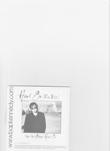 Bap Kennedy- Howl On Promo cd single - Picture 2 of 2