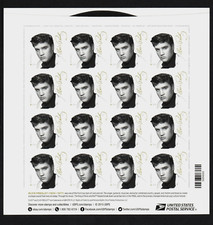 U. S. #5009 MNH, MUSIC ICON ELVIS PRESLEY FOREVER SHEET,  FV $12.48 (2015)
