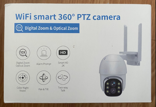 Wireless Outdoor Security Camera 2.4G Wifi 10X Zoom Color Night Vision 2way Talk