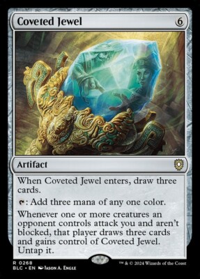 Coveted Jewel 0268 Rare Non Foil Bloomburrow Commander MTG Near Mint