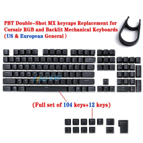 Pełne nakładki na klawisze do Corsair K70 wersja UE/US RGB PBT104 klawisz klawiatura mechaniczna - Zdjęcie 9 z 10