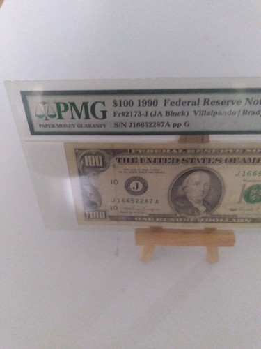 PMG CHOICE VERY FINE 35 Fr. 2173-J $100 1990 Federal Reserve Note - Picture 3 of 4