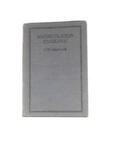 Matriculation English (J. W. Marriott - 1946) (ID:33743)