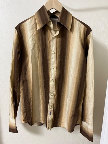 diesel vintage striped button up shirt mens