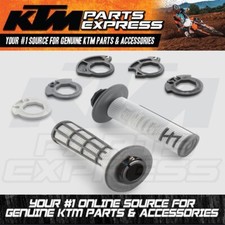 NEW KTM BLACK/WHITE LOCK-ON GRIP SET 
