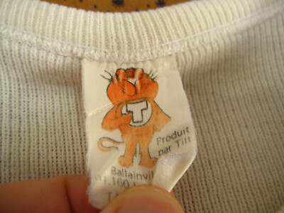 Sweat Vintage Escrime FFE Équipe De France - Marque Tilt Années 80 - Taille M - Occasion Très Bon État