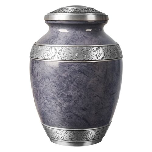 Cremation Urn for Adult Human Ashes Handcrafted Funeral Memorial Round Elegance - Picture 1 of 4