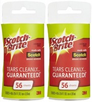Scotch Lint Roller Refill - 56 Sheets - 2 Pk Scotch Lint Roller Refill - 56 Sheets - 2 Pk