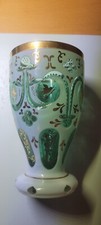 Böhmisches Glas Becher Vase