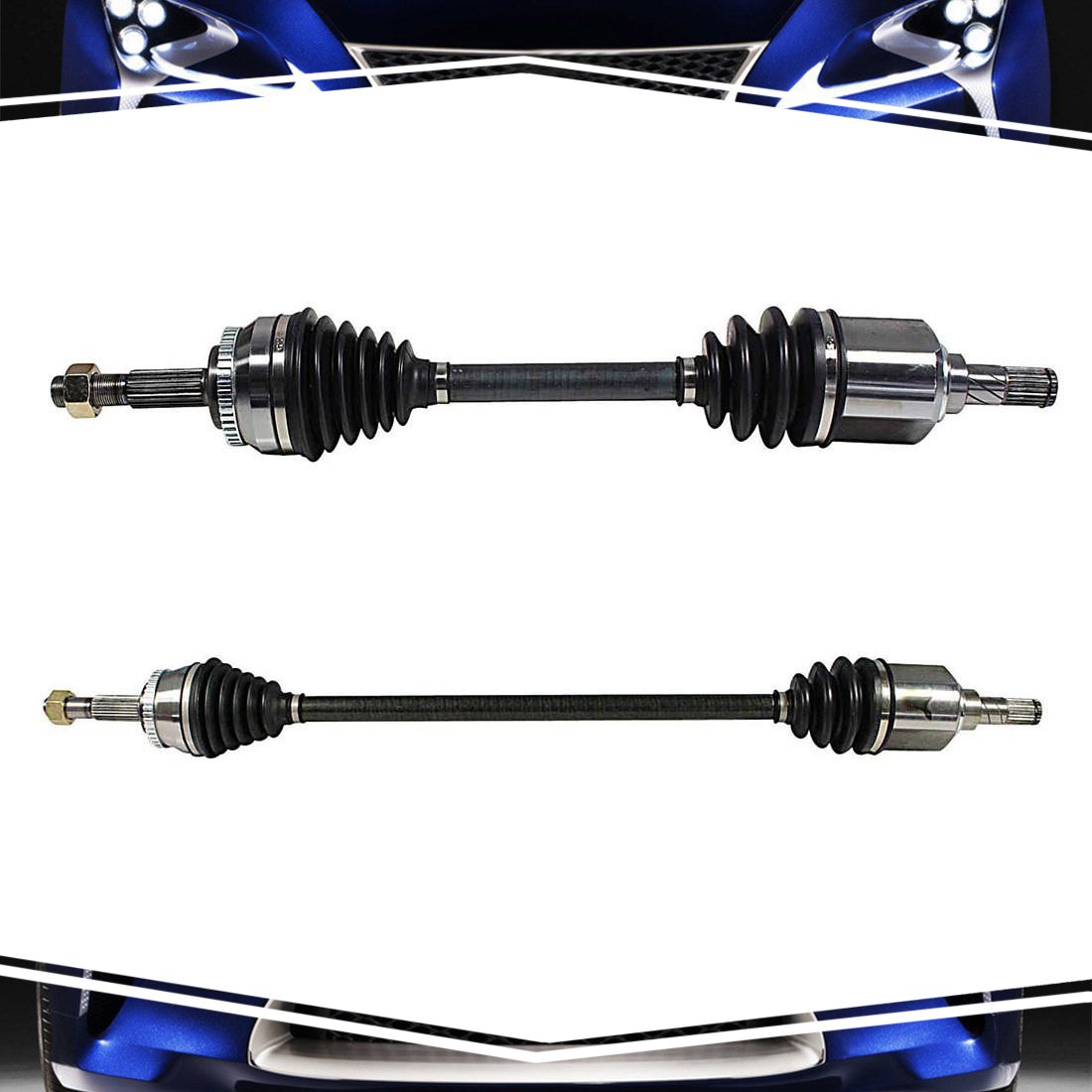 Front Driver Passenger CV Axle Joint Shaft For Nissan Sentra 1.8L