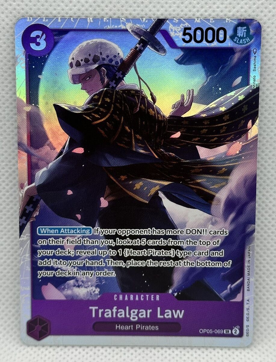 Trafalgar Law SR OP05-069 English One Piece Card Game Trafalgar Law SR OP05-069 English One Piece Card Game