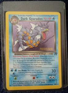 Pre-Release Promo Pokemon NM 8//82 Dark Gyarados